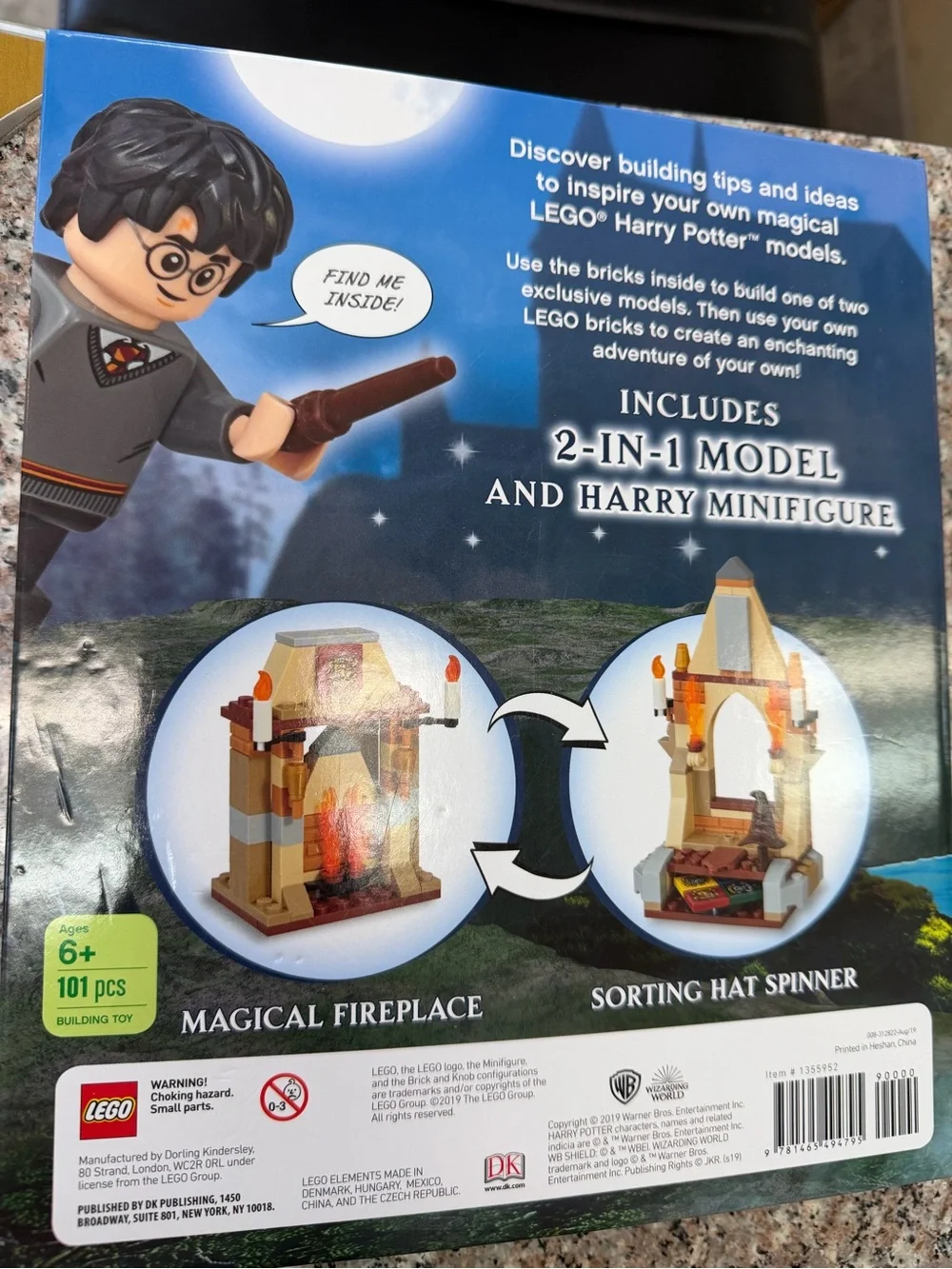 LEGO Harry Potter Build Your Own Adventure. Like New.